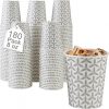 Amazon:  $13.99 ($19.99) 8OZ 180 Pack Paper Cups, Disposable Coffee Cups for Hot Cold Beverages