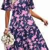 Amazon: $13.59 ($33.99) Women’s Summer Dress Midi Floral Flutter Short Sleeve Casual Dresses w/ Pockets Tiered Flowy