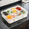 Amazon: $4.99 ($18.95) Snackle Box Container – 8 Compartments Divided Serving Tray with Lid