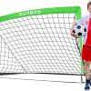 Amazon:  $11.59 ($28.99) 5×3 ft Portable Kids Soccer Goal for Backyard Small Children Pop Up Soccer Goal Net from