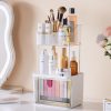 Amazon: $12.59 ($24.89) Bathroom Counter Organizer, 2-Tier Makeup Organizer for Vanity with Large Drawers