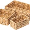 Amazon: $10.54 ($39.99) 3Pack Wicker Baskets for Organizing, Large and Small Wicker Storage Baskets Set