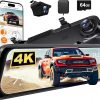 Amazon : $144.49 ($219.99) WOLFBOX G850 PRO 4K Mirror Dash Cam with ADAS and BSD, Smart Rear View Mirror with 5.8GHz WiFi, Voice Control, 12 inches Rear View Mirror Camera Includes 64GB Card, GPS, G-Sensor, Loop Recording