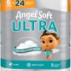 Amazon: $3.74 ($7.30) Angel Soft Ultra Toilet Paper, 6 Mega Rolls = 24 Regular Rolls, 2 Ply Toilet Tissue