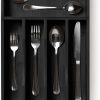 Amazon: $6.49 ($12.99) Bamboo Kitchen Drawer Organizer For Silverware Tray