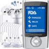 Amazon : $19.20 ($30.99) MegaWise 48 Modes（24 * 2）with 14 Premium Pads EMS TENS Unit, Muscle Stimulator for Back Pain Relief Therapy,Dual Chanel for Home use, Gift for Mum and dad