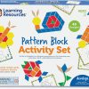 Amazon: $10.99 ($21.99) Learning Resources Pattern Block Activity Set, 20 Double-Sided Cards, Puzzles for Kids