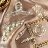 Amazon :$3.49 ($7.99)Pearl Hair Accessories for Women/Girls - 6PCS Large Hair Claws, Nonslip Decorative Bobby Pins, Spiral Ties for Thick/Thin Hair, Wedding Gifts (A-pearl)