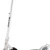 Amazon :$30.73 ($54.00)Razor A3 Kick Scooter for Kids - Larger Wheels, Front Suspension, Wheelie Bar, Lightweight, Foldable, and Adjustable Handlebars