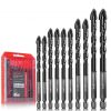 Amazon:$11.99 ($19.99)ZKH 10 PCS Masonry Drill Bit Set, Cement Drill bits Made of Cemented Carbide,3/16 to 1/2 inch Masonry Drill bits for Concrete,Ceramics,Glass, Brick Drill bit,Masonry bit.