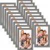 Amazon :$19.19 ($31.99)WIFTREY Grey 4x6 Picture Frame Set of 18, 4 x 6 Photo Frames Bulk for Wall Hanging or Tabletop Display