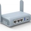 Amazon:$49.90 ($89.90)GL.iNet GL-MT1300 (Beryl) VPN Wireless Little Travel Router – Connect to Hotel WiFi & Captive Portal, USB 3.0, 3 Gigabit Ports, Range Extender, Assess Point, Pocket-Sized, MicroSD Slot, Easy to Setup