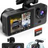 Amazon:$25.19 ($89.99)Dash Camera for Cars,4K Full UHD Car Camera Front Rear with 32GB Card,Built-in Super Night Vision,2.0'' IPS Screen,170°Wide Angle,WDR, 24H Parking Mode, Loop Recording