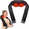 Amazon:$29.99 ($59.99)Shiatsu Neck and Back Massager with Heat, 4D Deep Tissue Kneading Massager Neck and Shoulder, Electric Massage Pillow for Shoulder, Leg, Body Muscle Pain Relief, Valentines Day Gifts for Her Him