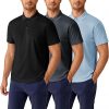 Amazon:$17.99 ($39.99)PINSPARK 3 Pack Short Sleeve Golf Polo Shirts for Men Performance Moisture Wicking Quick Dry Casual Workout Lapel Shirt
