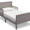 Amazon:$53.70 ($89.99)Delta Children Fancy Wood Toddler Bed - Greenguard Gold Certified, Grey