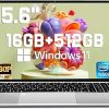 Amazon :$250.00 ($500.00)2025 Latest Windows 11 Laptop 15.6'', 16GB RAM 512GB SSD, Intel N5095 Processor(Max 2.9GHz), 1080P Full HD Display, Backlit Keyboard, Fingerprint, Webcam, Mini-HDMI, WiFi5, Bluetooth, Silver