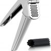Amazon : $5.99 ($11.98) KITEXPERT Garlic Press, Premium Garlic Mincer with Ergonomic Grip Handle, Full zinc alloy Professional Garlic Presser Crusher, Sturdy Ginger Press for Nuts & Seeds, Easy to Clean and Dishwasher Safe