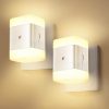 Amazon: $4.99 ($9.99) LED Night Lights Plug into Wall, 2 Pack Dusk-to-Dawn Sensor