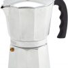 Amazon:  $5.89 ($10.99) Branded Aluminum Espresso Stovetop Coffeemaker 3-Cup, Silver