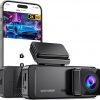 Amazon: $22.39 ($42.99) Dash Cam 1296P Front Dashcam, V300 WiFi Dash Camera for Cars with App, Night Vision