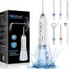 Amazon: $8.34 ($29.99) Water Dental Flosser Portable Dental Oral Irrigator with 5 Modes, 6 Replaceable Jet Tips