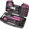Amazon: $12.49 ($24.99) 39 Piece All Purpose Basic Household Pink Tool Kit for Women – Small Tool Set