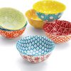 Amazon:  $13.49 ($26.99) Colorful Ceramic Bowls 10oz, 4.7in small cereal bowl Set of 6 for ice cream, Dessert