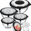 Amazon: $14.99 ($29.99) Mixing Bowls Set of 5, Stainless Steel Salad Mixing Bowl