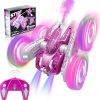 Amazon: $10.99 ($21.99) Remote Control Car with Spray Effect & LED Cool Lights, 360°Double-Sided 2.4GHz 4WD All Terrain