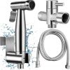 Amazon: $15.99 ($22.99) Handheld Bidet Sprayer for Toilet, Brass Leak Free T-Valve & Adjustable Water Pressure