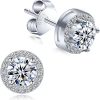 Amazon : $12.00 ($25.00) Moissanite Stud Earrings for Women, Lab Created Diamond Sterling Silver Earring for Men,Anniversary or Birthday Gift for Wife,Luxury Jewelry Gift for Mom Girlfriend