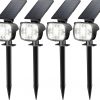 Amazon: $17.99 ($35.98) 4pk Solar Lights Outdoor Waterproof – 3 Mode Spot Lights Ultra Bright LED Landscape Uplights