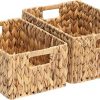 Amazon: $15.49 ($39.99) 3Pack Wicker Baskets for Organizing, Large and Small Wicker Storage Baskets Set