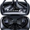 Amazon : $12.49 ($24.99) Wireless Earbuds Bluetooth Headphones 48Hrs Play Back Sports Earphones with LED Display Built in Mic Deep Bass Stereo in Ear Waterproof Headset for Workout Gaming Running