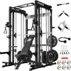 Amazon : $1679.99 ($2099.99)  RitFit M1 & M1 Pro Smith Machine with Cable Crossover System, Multi-Function Squat Rack Power Cage for Home Gym, Power Rack and Packages