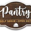 Amazon:  $4.99 ($9.99) Wooden Pantry Sign Wall Decor – Farmhouse Pantry Door Sign For Kitchen, Rustic Pantry Decor