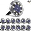 Amazon : $14.99 ($49.99) Solar Lights Outdoor,12 Pack Solar Lights Outdoor Waterproof,Solar Garden Lights Landscape Lighting for Outside Patio Pathway Yard Lawn Driveway Deck Step Walkway(White Light)