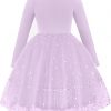 Amazon: $11.49 ($29.99) Toddler Girl Tutu Dress Fall Winter Long Sleeve Star Sequin Holiday Party Tulle Dresses 2-6Y