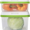 Amazon : $13.99 ($26.99)  Rubbermaid 4-Piece Produce Saver Containers for Refrigerator with Lids for Food Storage