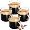 Amazon: $9.99 ($12.99) Espresso Cups 4-Piece set, 4 OZ Double Spout Cup with Handle, Clear Glass Espresso Accessories, Espresso Shot Glass with V-Shaped Spout for Espresso Machine, Milk Cup