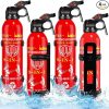 Amazon : $29.99 ($49.99) Upgraded 8-in-1 Fire Extinguisher for Home with Wall Mount, 620ml Portable Fire Extinguisher For Vehicle Car Boat House Kitchen Emergency Supplies, Water-Based Solution For A, B, C, K Fire (4 Pack)
