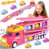 Amazon: $11.99 ($39.99) 7-in-1 Foldable Ejection Trucks w/ Light & Music, Birthday Gift for 2 3 4 5 Year Old Girl