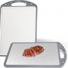 Amazon:  $12.99 ($25.99) Cutting Board Double Sided, 304 Stainless Steel & Wheat Straw Cutting Board