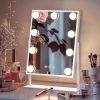 Amazon: $17.99 ($34.99) Vanity Makeup Mirror with Lights with 10X Magnification Lighted Hollywood Mirror