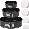 Amazon: $11.49 ($26.99) Springform Pan Set of 3 Nonstick 7 9 11 Inch Spring Form Pan For Cheesecake