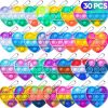 Amazon : $5.79 ($14.99)  Pop Fidget Toys Bulk Its Valentines Day Gifts for Kids Party Favors for Kids Toys 30 PCS Mini Pop Keychain It Sensory Fidget Toy Pack Poppers Fidgets for Classroom Prizes Birthday Goodie Bag Stuffers