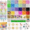 Amazon:  $3.99 ($8.99) 6100Pcs Clay Beads Bracelet Making Kit for Girls 24 Colors Friendship Bracelet