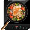Amazon : $26.49 ($52.99) Portable Induction Cooktop, 1500 Watts Induction Burner with Multi-Function Induction Hot Plate 7 Temperature & LED Sensor Touch Safety Shutoff Function for Cooking, Single Induction Burner