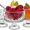Amazon : $19.99 ($35.00)  Godinger Glass Dublin Tasters Trifle, Custom, Clear, 16 Pc Set